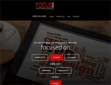 Tablet Screenshot of focuswebtech.com